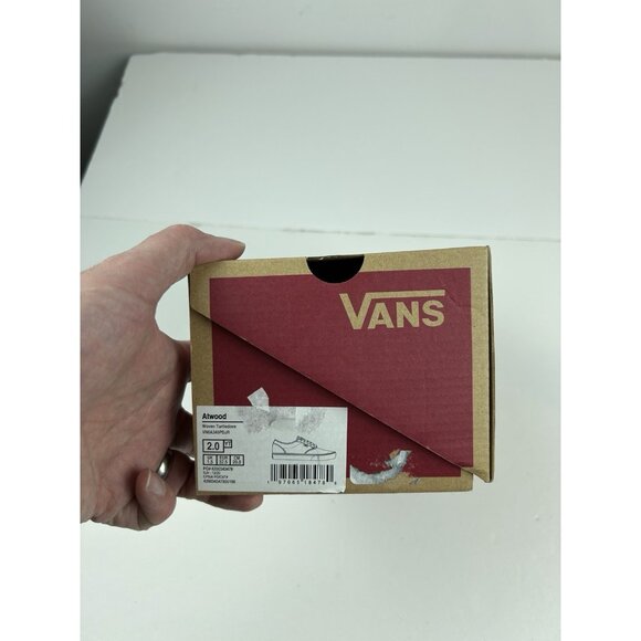 NIB Vans Atwood Woven Turtledove Sneakers Boy's Size 2 - Picture 3 of 10